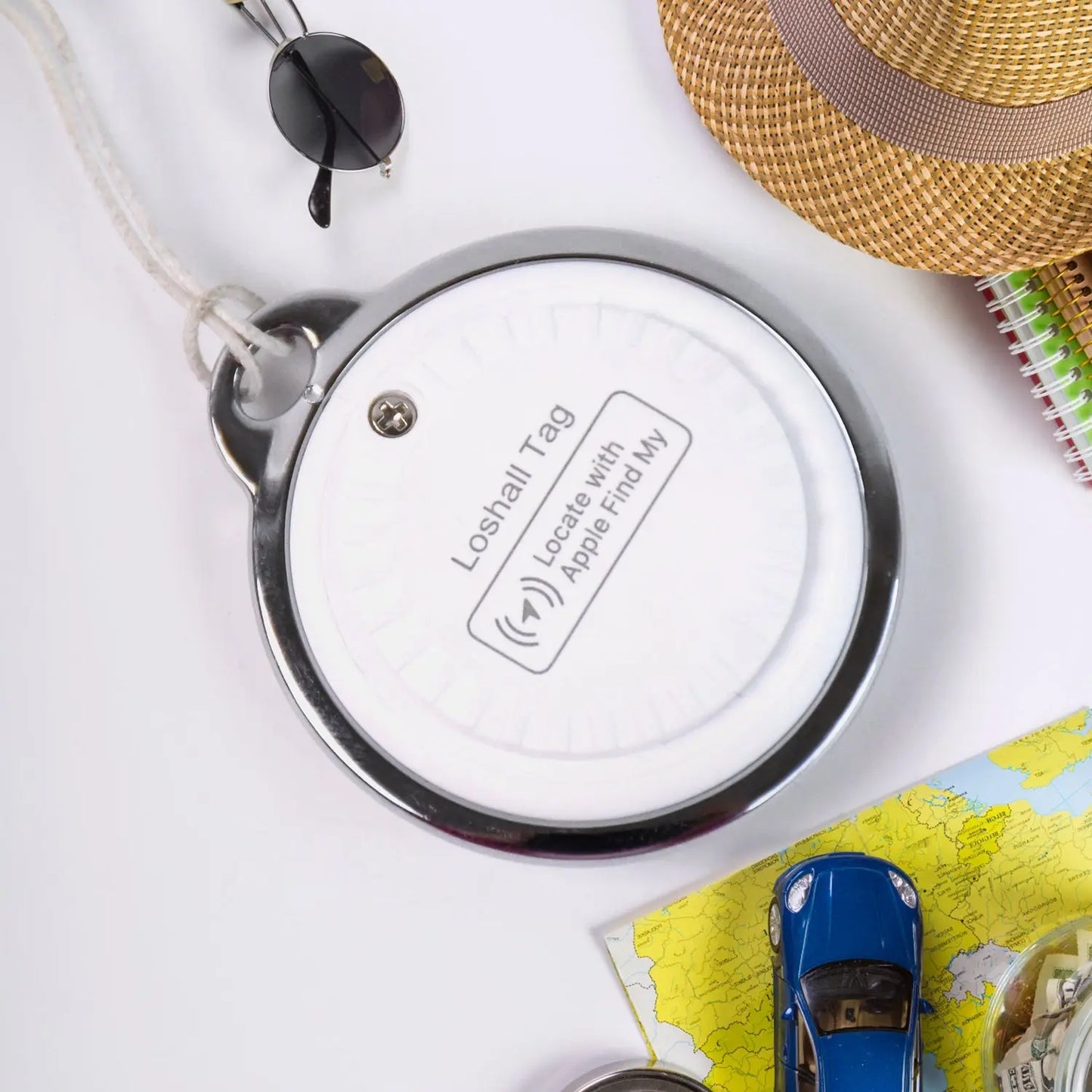 Finder Compatible Global Tracking GPS Tracker with Sound Alarm – Find My App Ready - Chestore
