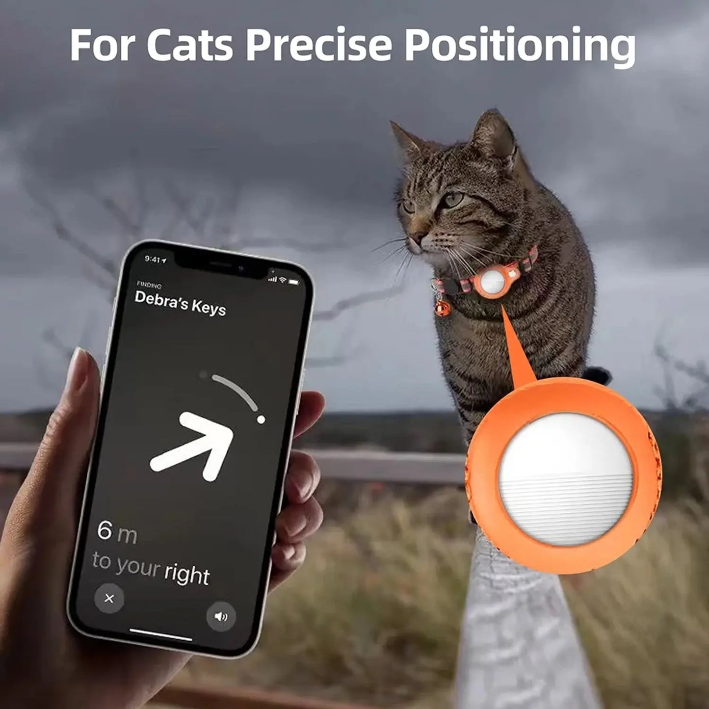 Finder Compatible Global Tracking GPS Tracker with Sound Alarm – Find My App Ready - Chestore