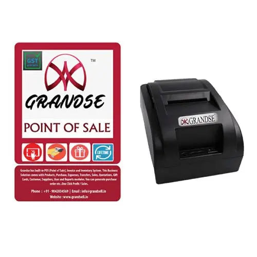 Grandse Billing Software with 58mm POS Printer - Chestore