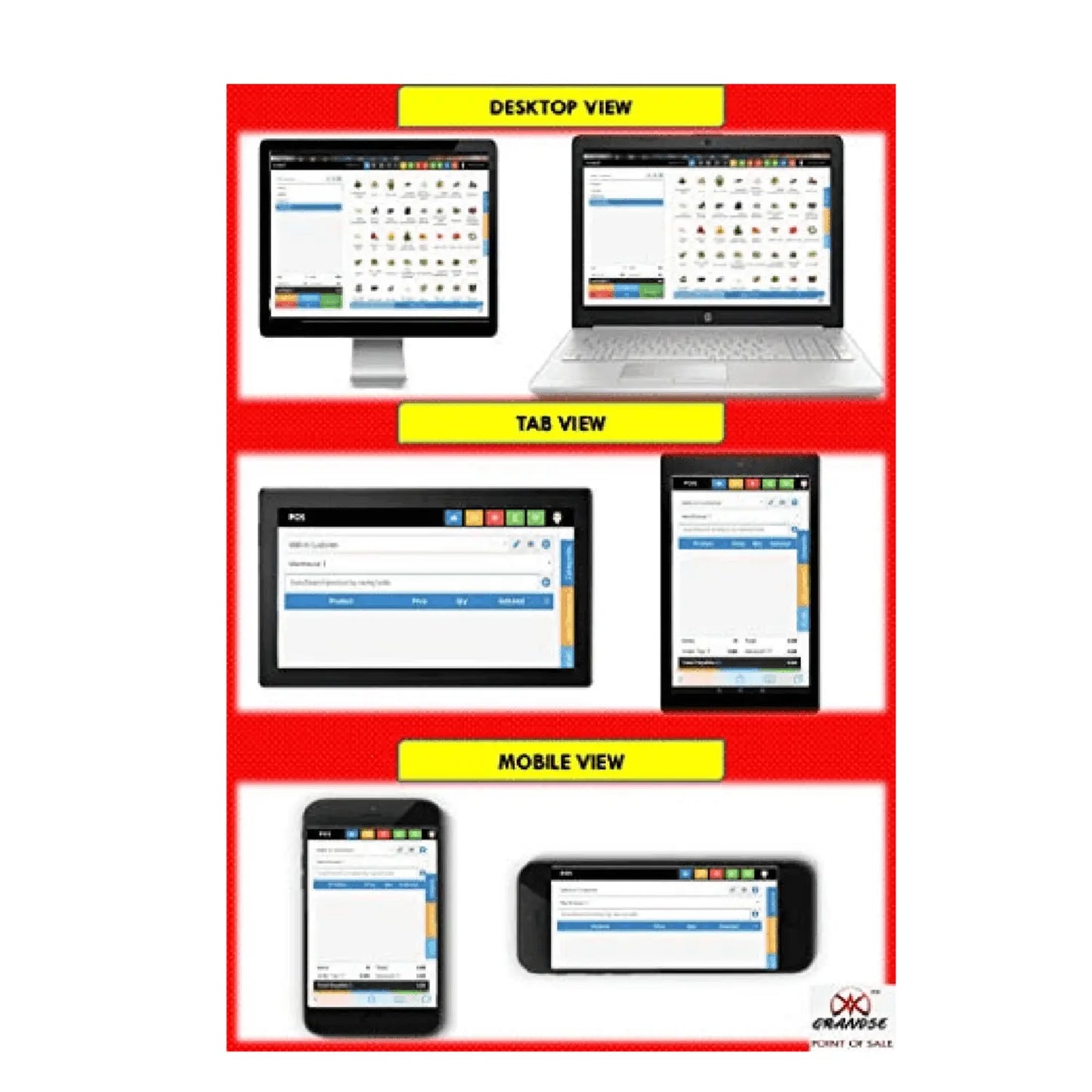 Grandse Billing Software with 58mm POS Printer - Chestore