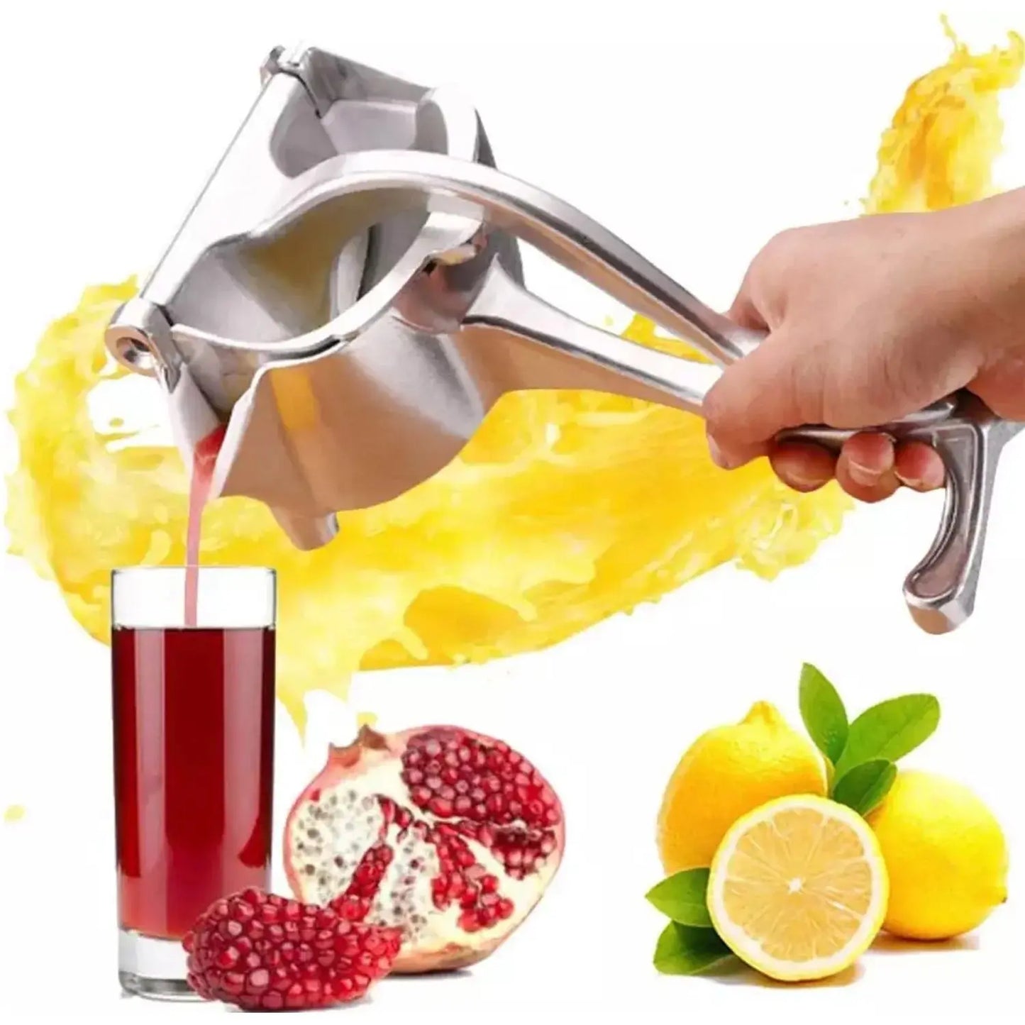 Manual Aluminium Metal Fruit Press Juicer – Heavy Duty Hand Juicer - Chestore