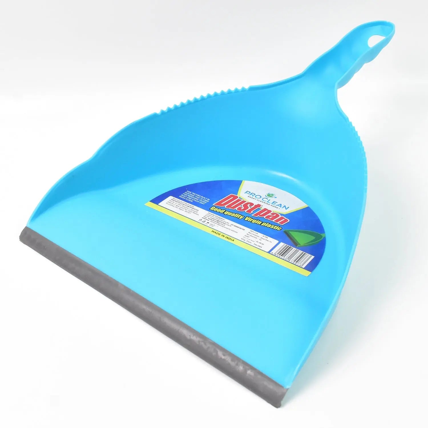 Heavy Plastic Dustpan With Handle (1 Pc) - Chestore