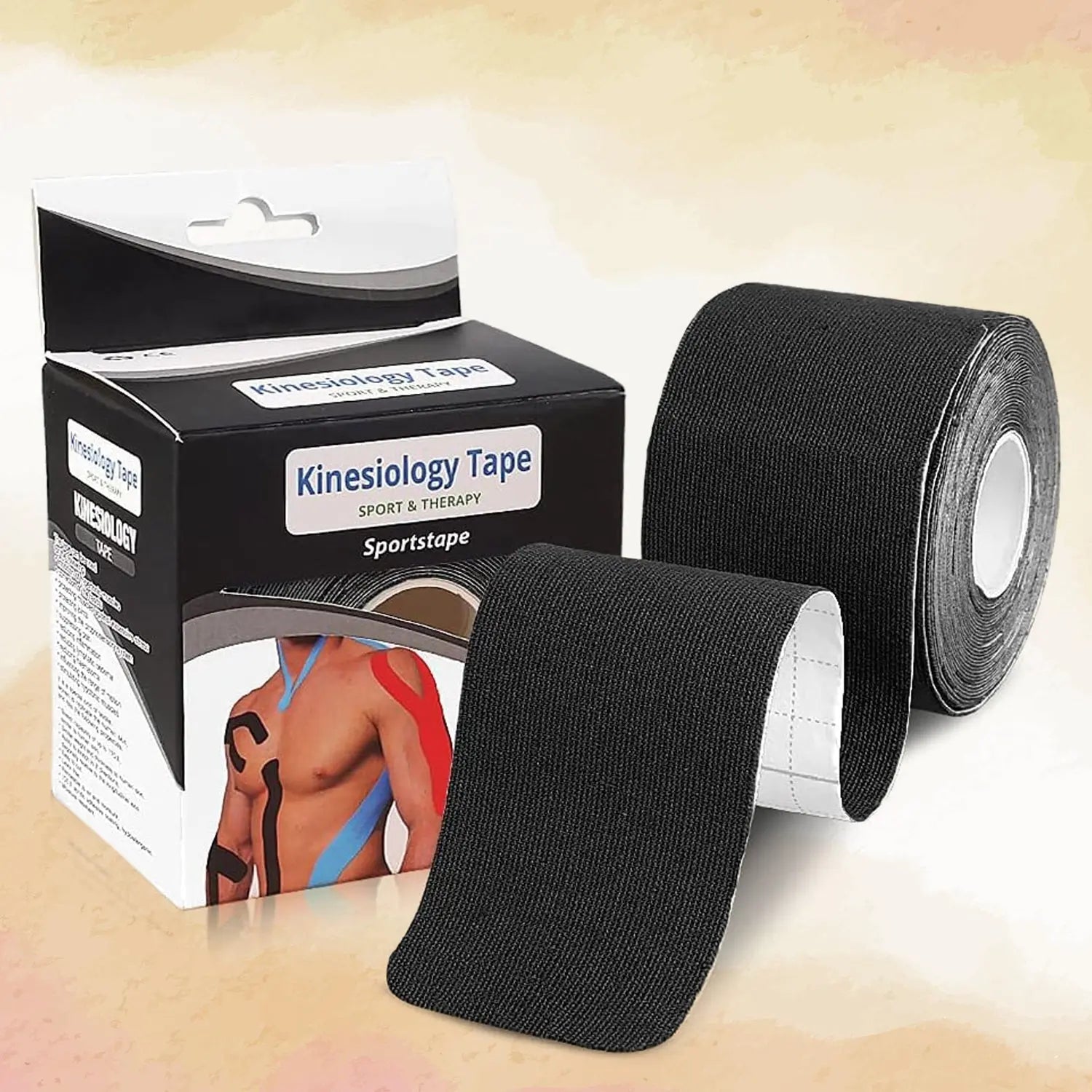 Kinesiology Tape For Physiotherapy Tape For Sports Injury Pain Relief (5 Cm X 5m 1 Pc) - Chestore