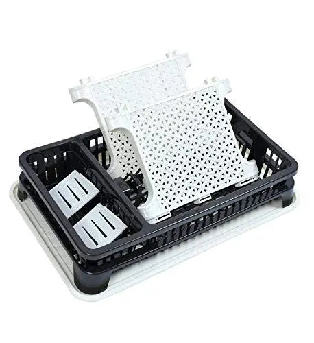Kitchen Organizer Rack with Water Storing Tray – Space - Saving Dish Rack - Chestore