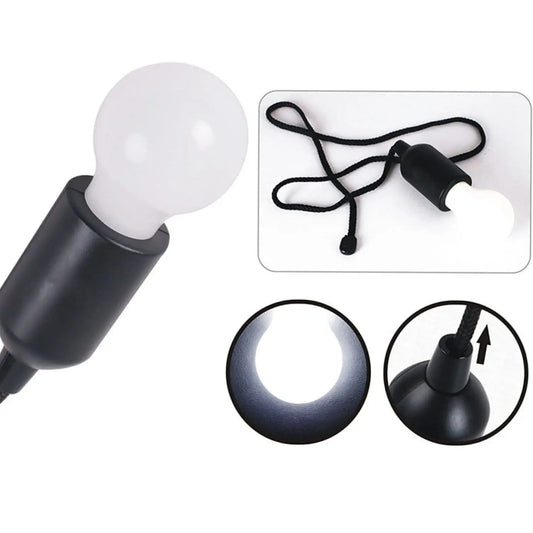 1pcs Led Bulbs Pull Cord Light Led Pull Cord Light Hanging Led Bulb Pull Wire Drawstring Light Bulb Black Led Pendant Lights - Chestore