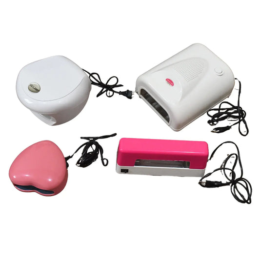 Led Uv Lamp Nail Dryer Gel Nail Lamp Nail Polish Curing Lamp (1 Pc Mix Design) - Chestore