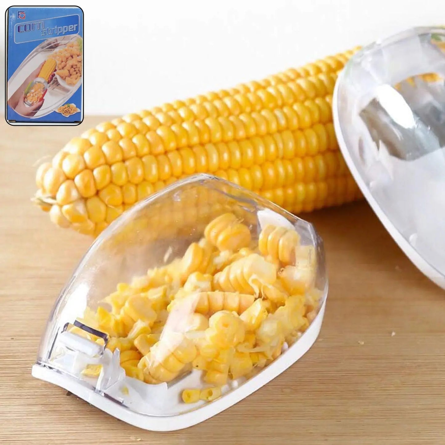 Magic Corn Remover – Easy Kernel Stripper with Steel Blades 🌽✨ - Chestore