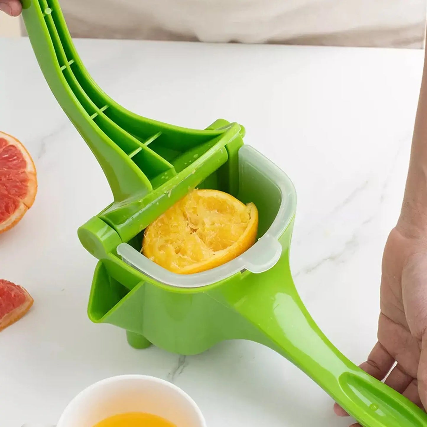Heavy - Duty Manual Juice Press Squeezer – Easy Citrus Juicing (Multicolored) - Chestore