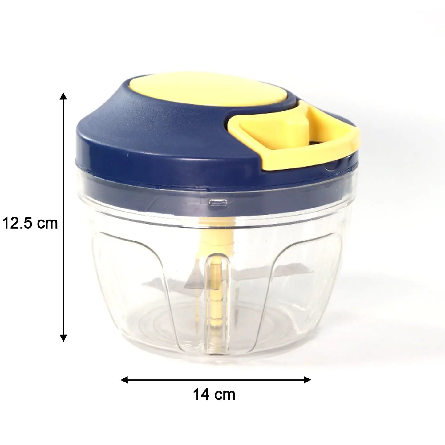 🥕🔪 0089 Chopper with 4 Blades – 650ml Manual Food Chopper - Chestore