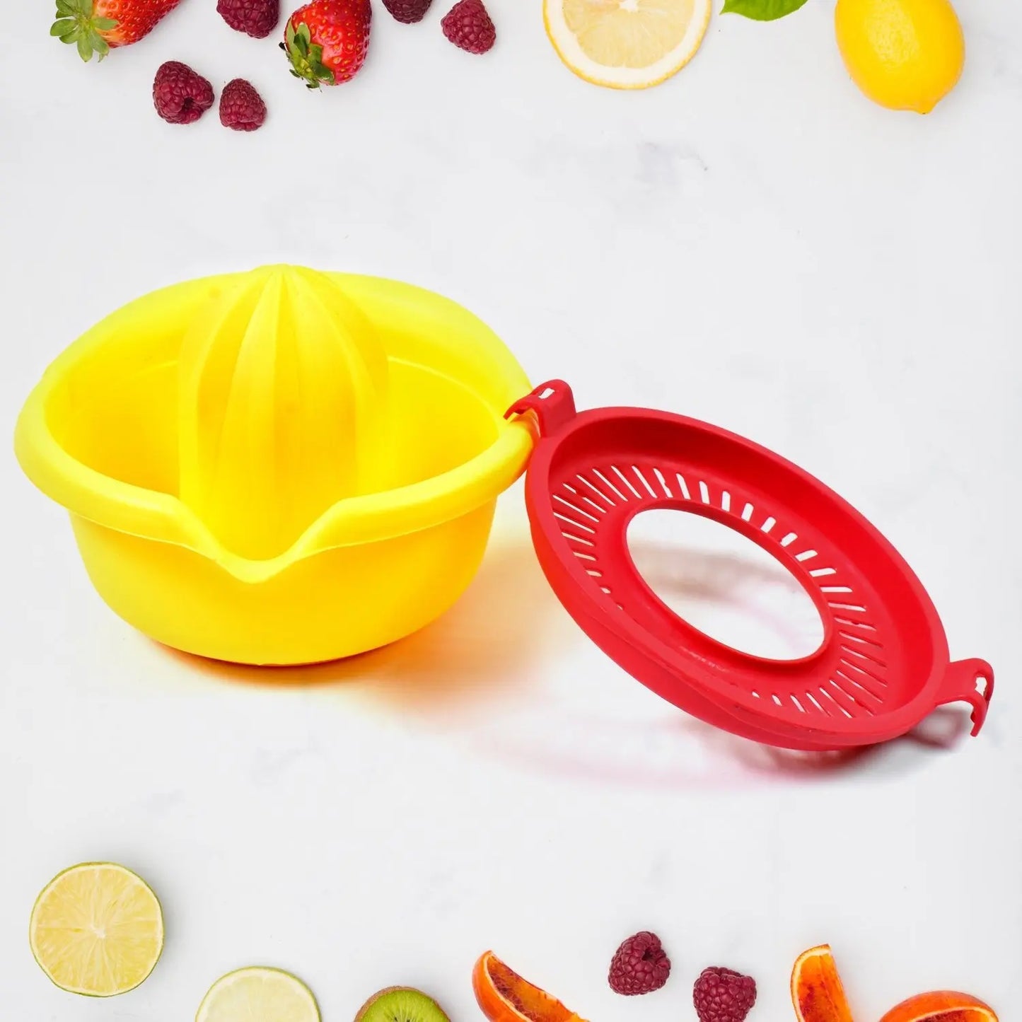 🍊 Hand Press Orange Juicer Machine – 300ml Manual Citrus Squeezer - Chestore