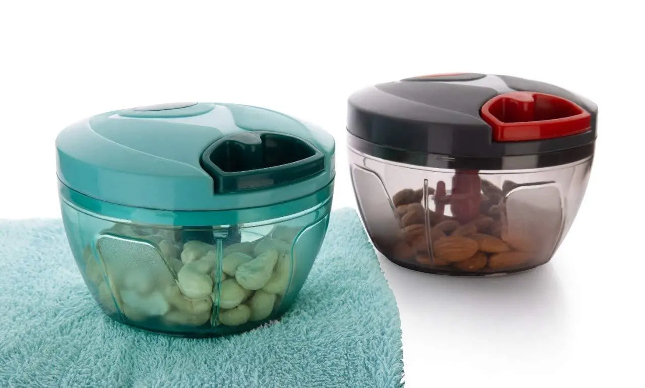 Manual Food Chopper – Compact & Powerful Hand - Held Vegetable Chopper Blender - Chestore
