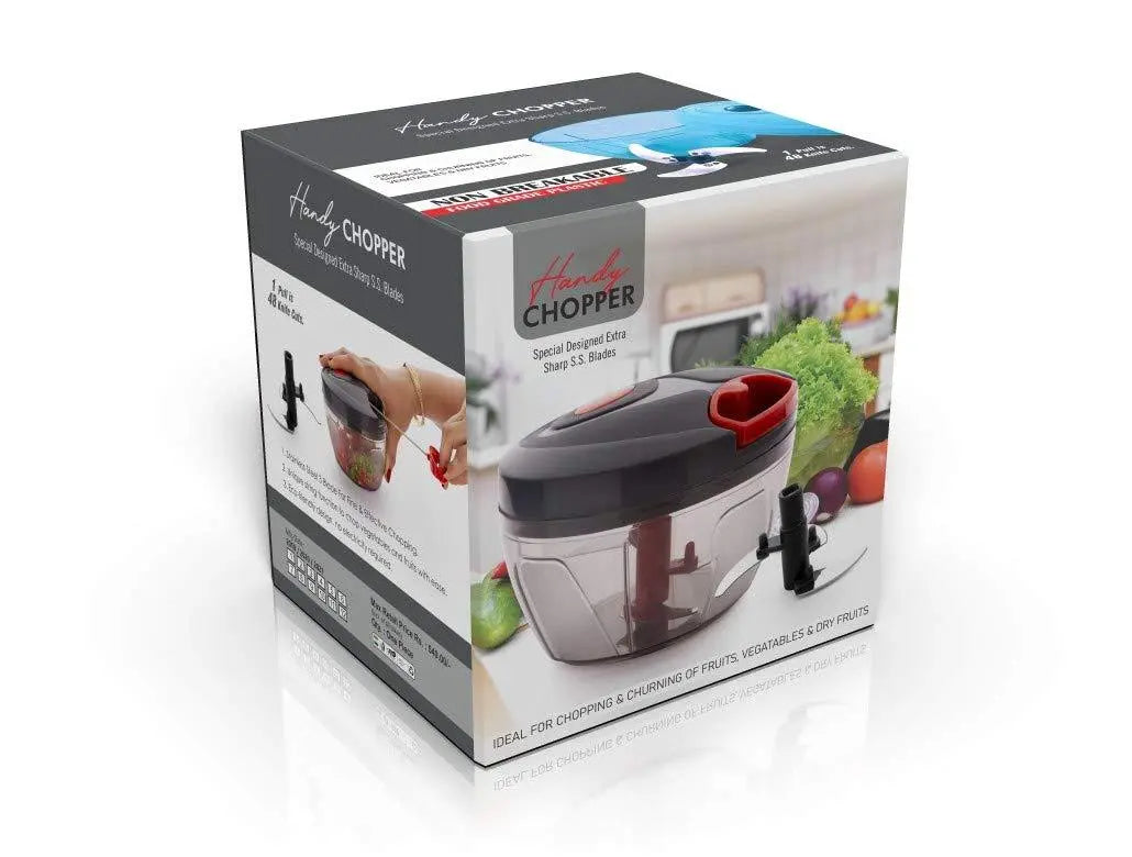 Manual Food Chopper – Compact & Powerful Hand - Held Vegetable Chopper Blender - Chestore