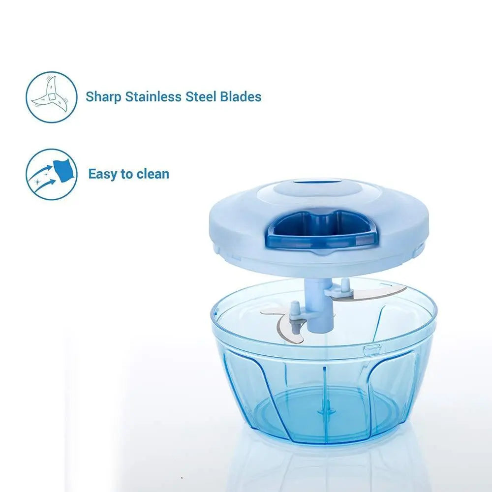 Manual Food Chopper – Compact & Powerful Hand - Held Vegetable Chopper Blender - Chestore