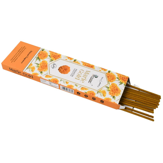 Marie Gold Premium Incense Sticks – Soothing Agarbatti for Home, Office & Meditation - Chestore
