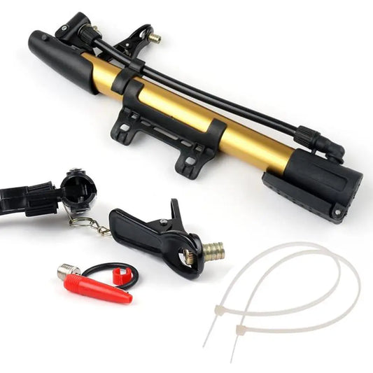 Aluminum Mini Bicycle Air Pump – Portable & High - Pressure Inflation - Chestore