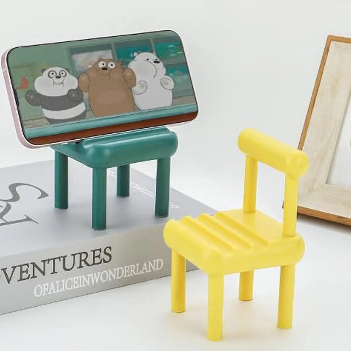 Mini Chair Mobile Phone Holder – Fun & Portable Smartphone Dock for All Phones 📱🪑✨ - Chestore