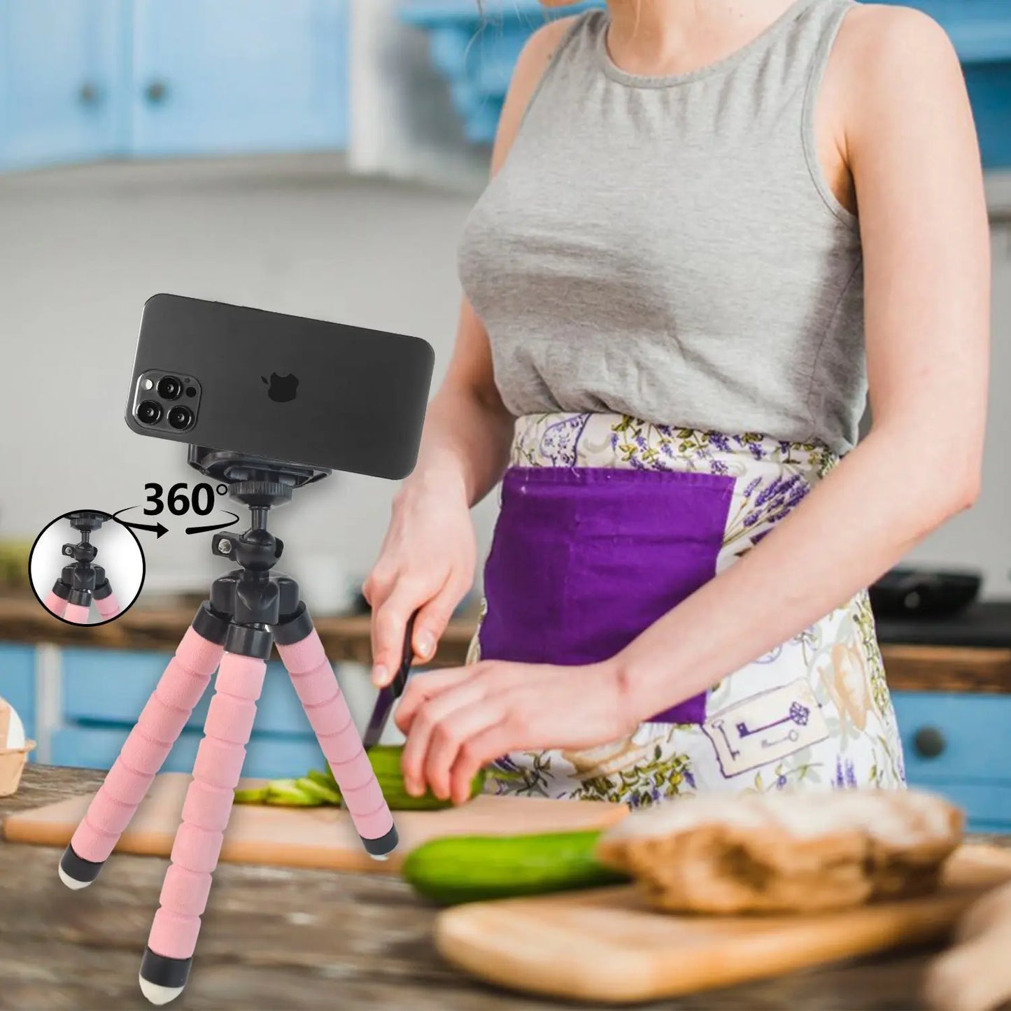 Mini Flexible Tripod Stand - Portable, Adjustable & Versatile for Phones and Cameras - Chestore