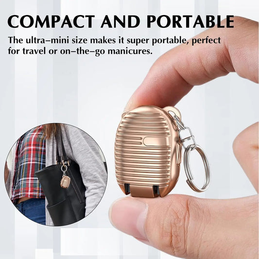 Keychain Nail Clipper Small Nail Clippers Multicolor (1 Pc) - Chestore