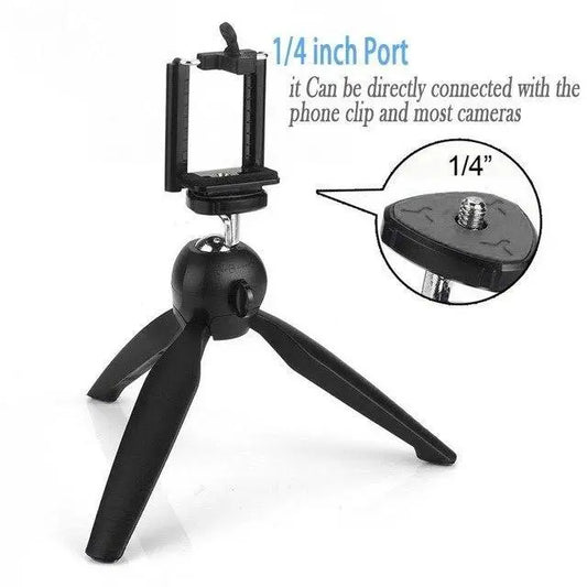 Universal Mini Tripod – Compact & Adjustable Tripod Stand for Phones & Cameras - Chestore