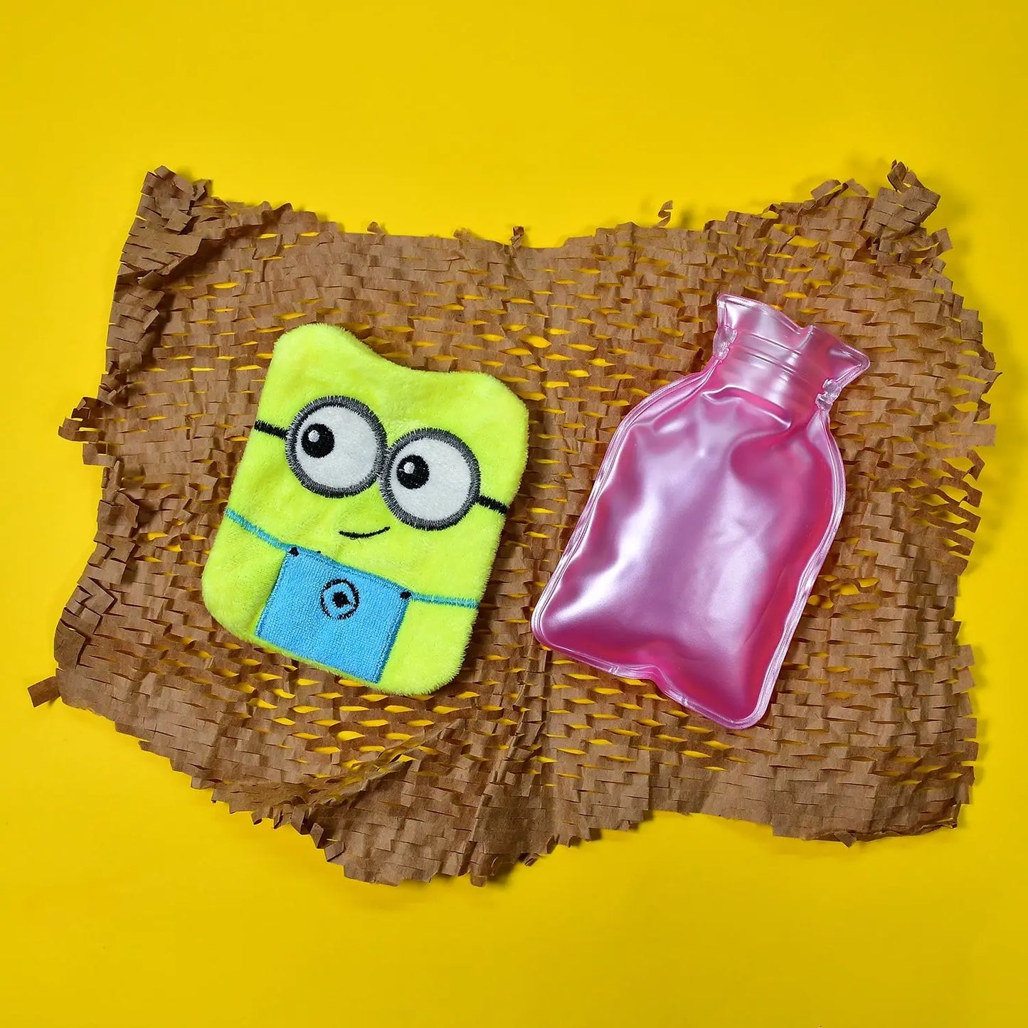 2 - Eye Minions Hot Water Bag – Small Reusable Warmer for Pain Relief & Cramps - Chestore