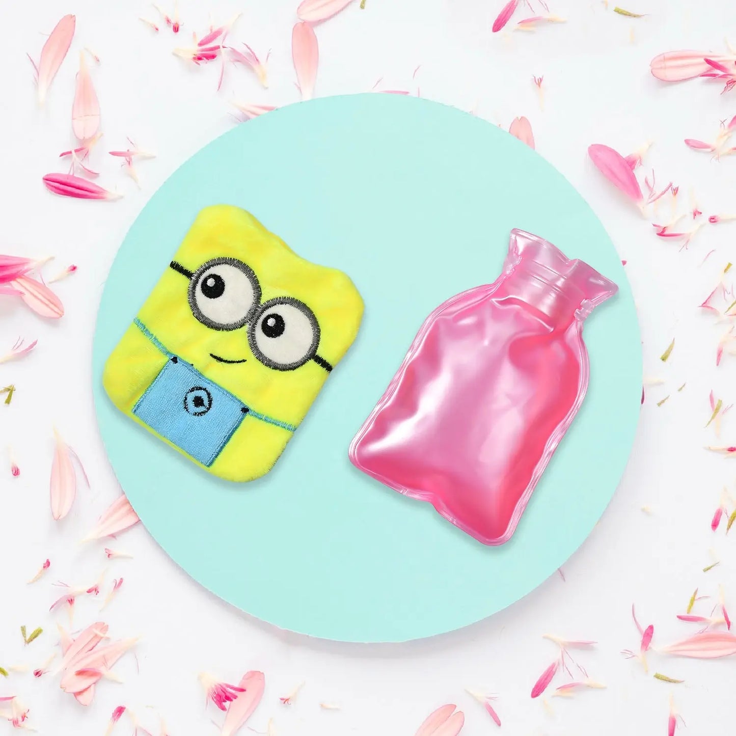 2 - Eye Minions Hot Water Bag – Small Reusable Warmer for Pain Relief & Cramps - Chestore