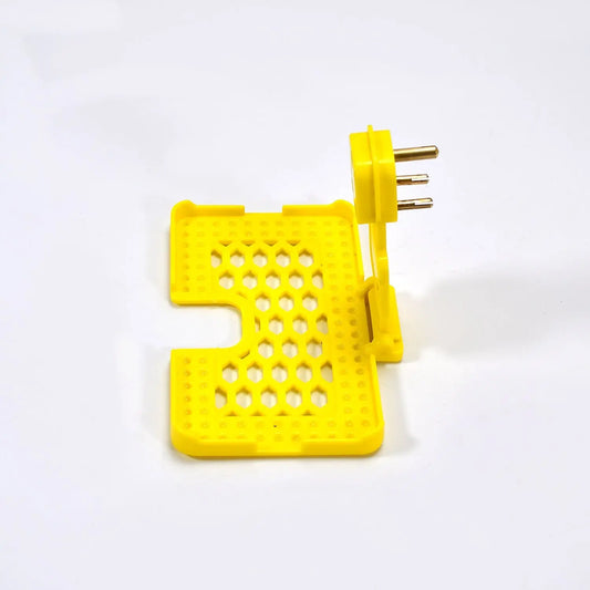 Multi - Purpose Wall Charging Stand – Mobile Holder for Socket Mount (Yellow) 🔌📱🟡 - Chestore
