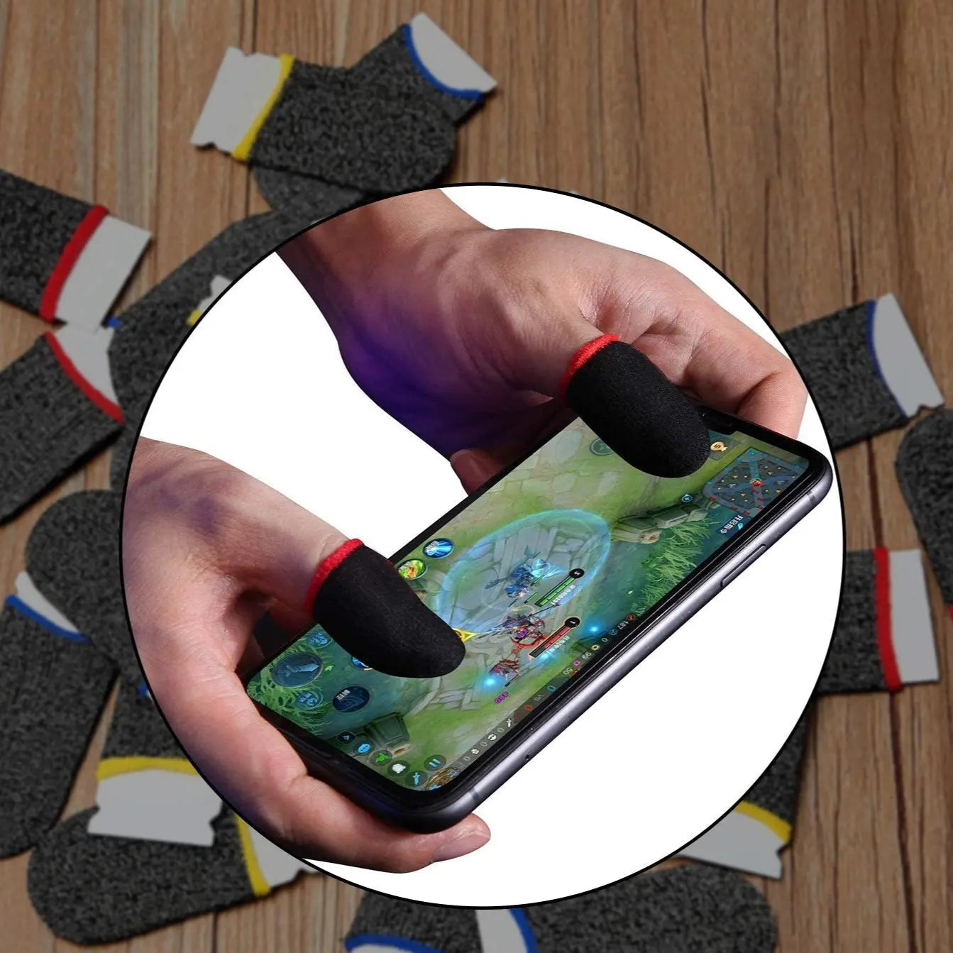 Thumb Finger Sleeves for Mobile Gaming – 1 Pair for PUBG, COD, Free Fire 🎮🧤📱 - Chestore