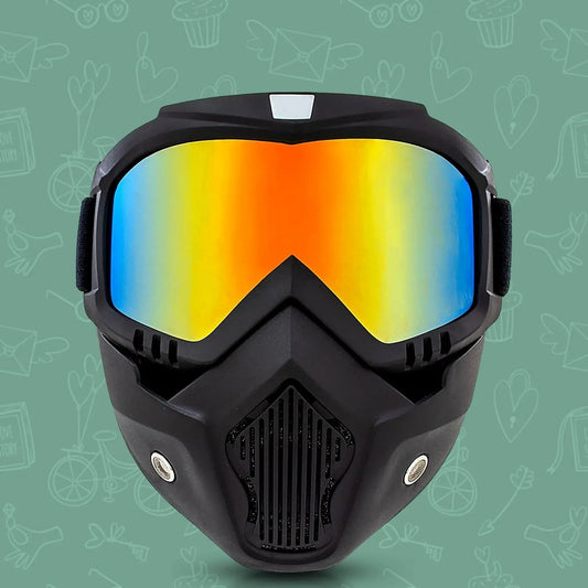Motorcycle Off - Road Goggles – Windproof Helmet Goggles with Mask - Chestore