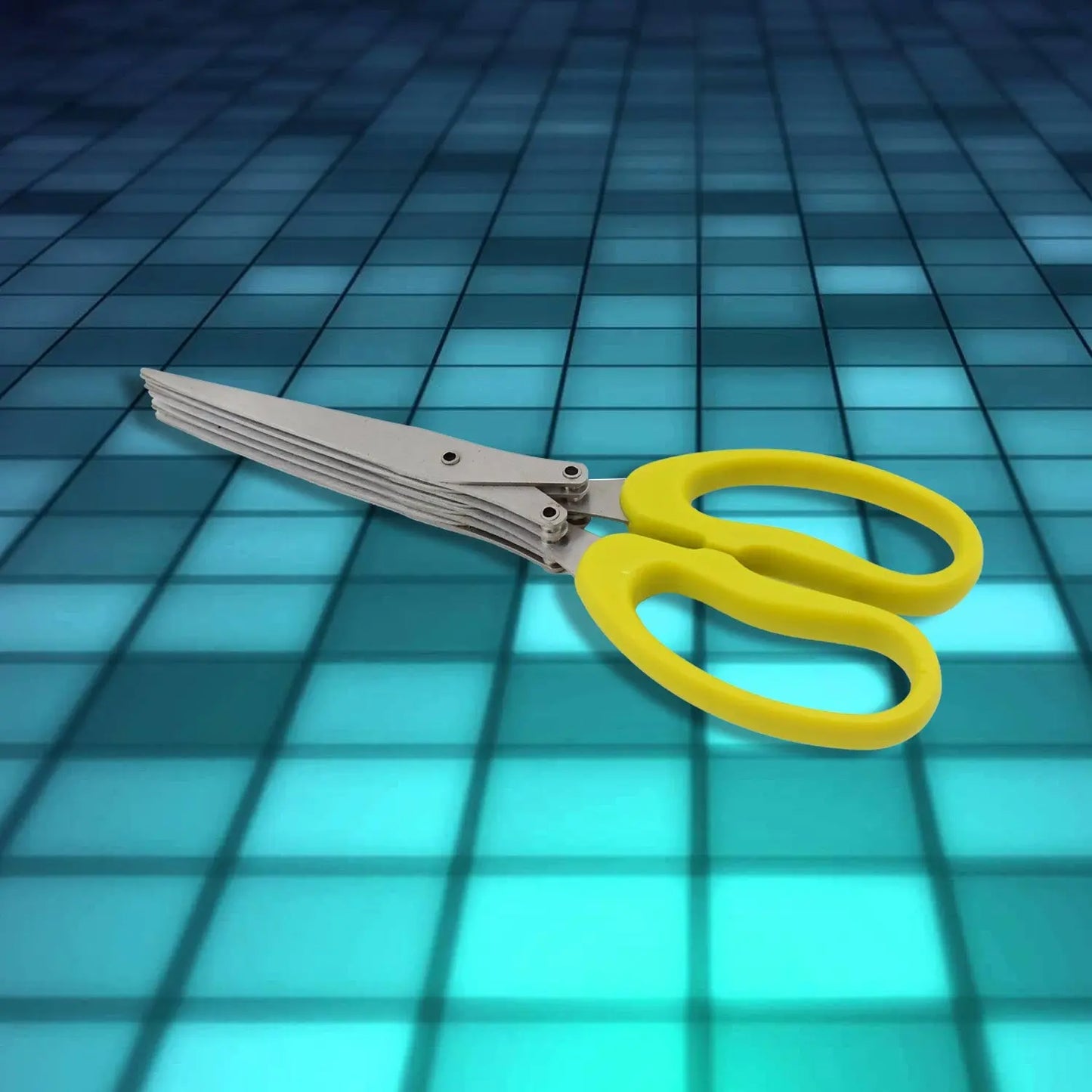 Multifunction Stainless Steel Herb Scissors | 5 - Blade Kitchen Shears - Chestore