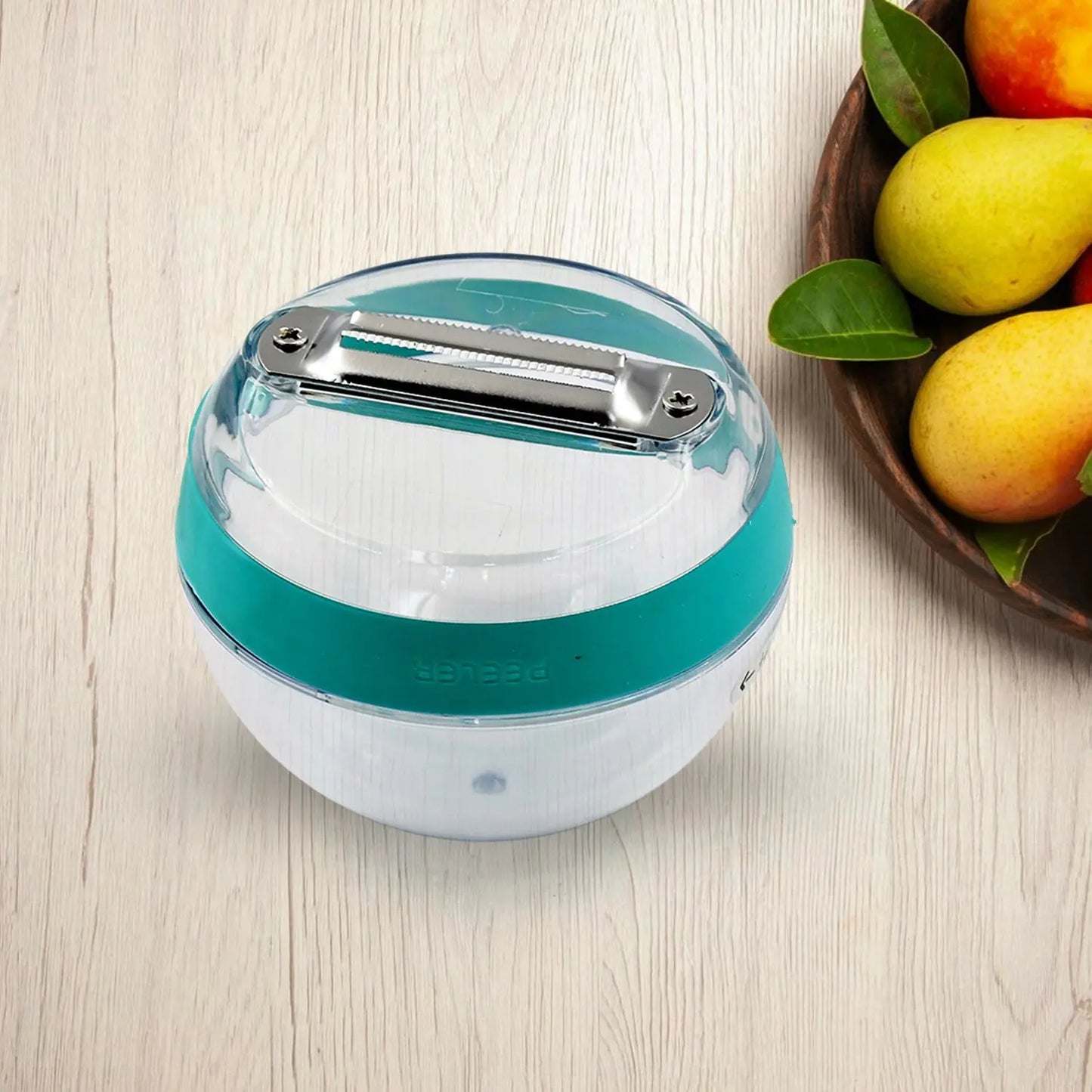 Multifunctional Round Shape Peeler with Container | Removable & Washable Fruit/Vegetable Peeler - Chestore