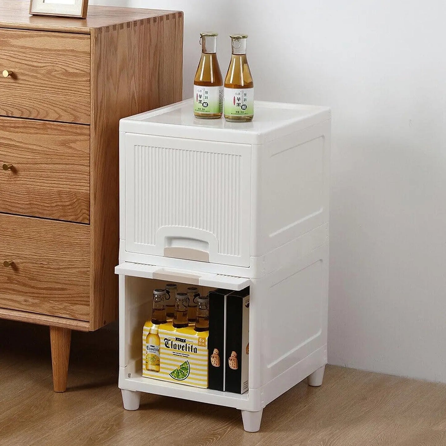 Multipurpose Storage Cabinet – Foldable Plastic Drawer Unit for Kitchen, Bathroom & Bedroom - Chestore