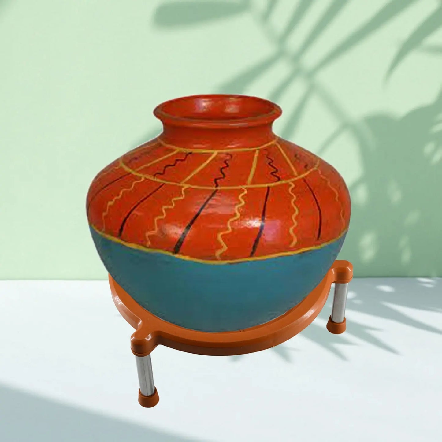 Multipurpose Matka Stand – Durable Plastic Water Pot & Plant Stand - Chestore