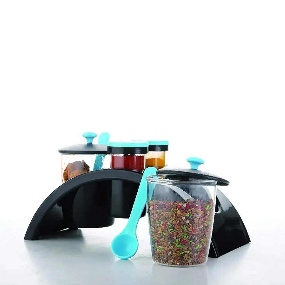 163 Multipurpose Pickle Jar Set (Multicolour 4 Pcs) - Chestore