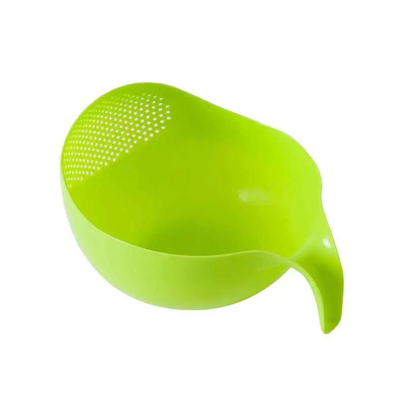 Rice Bowl Thick Drain Basket with Handle – Durable, Multi - Purpose Strainer - Chestore