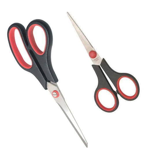 Multipurpose Scissor Set (2 Pcs) | Sharp & Durable Kitchen, Office & Craft Scissors - Chestore