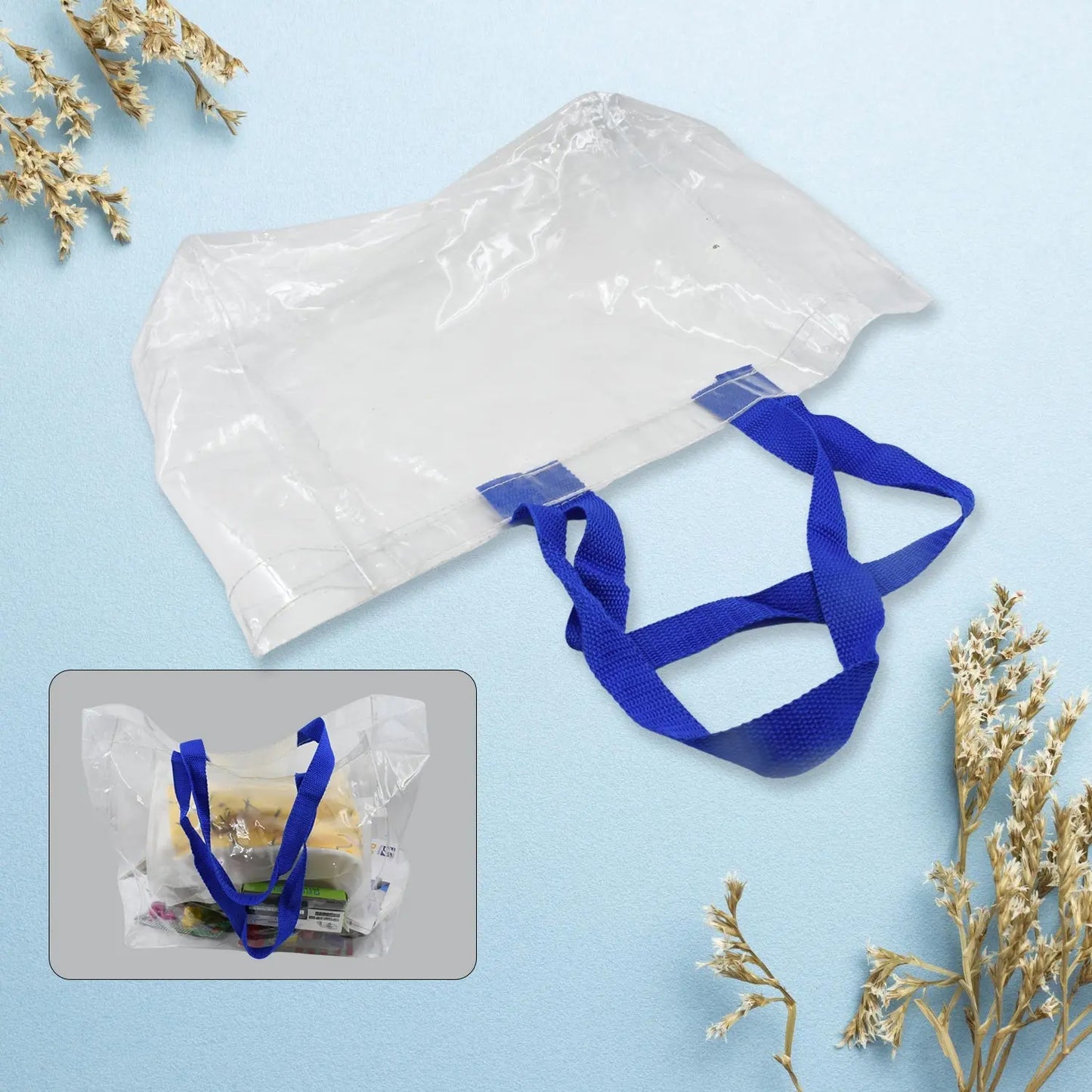 Multipurpose Transparent Bag with Handle – 45×30×14 cm - Chestore
