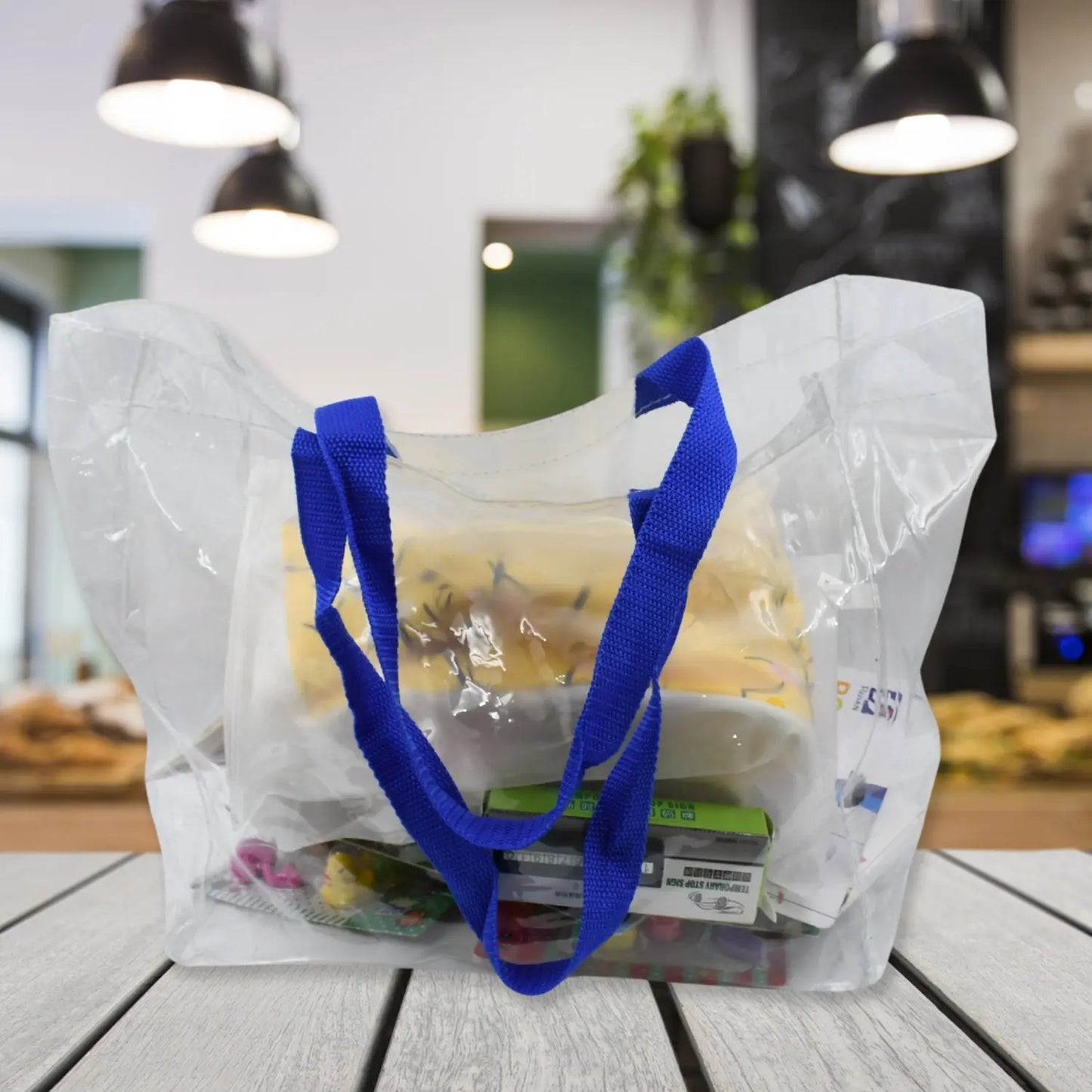 Multipurpose Transparent Bag with Handle – 45×30×14 cm - Chestore