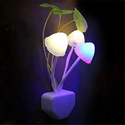 Colorful Mushroom Night Light Lamp – Soft & Soothing LED Glow for Any Room 🍄🌈 - Chestore