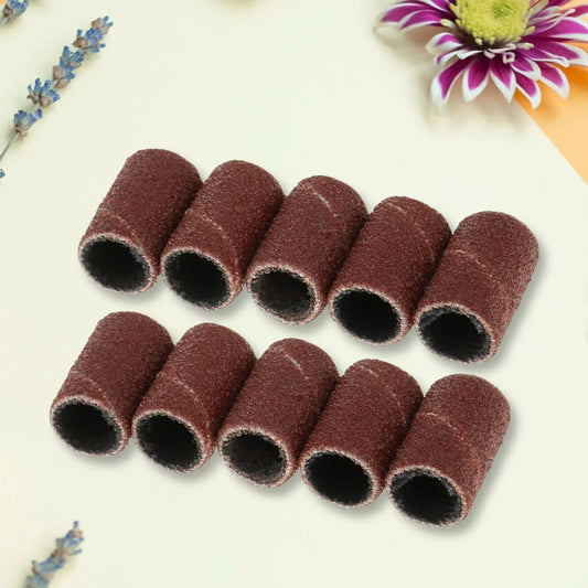 Nail Drill Sanding Bands – 10 Pcs Replacement Bits Set for Manicure & Pedicure Tools - Chestore
