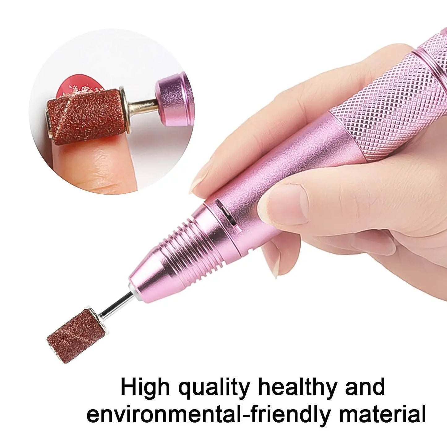 Nail Drill Sanding Bands – 10 Pcs Replacement Bits Set for Manicure & Pedicure Tools - Chestore