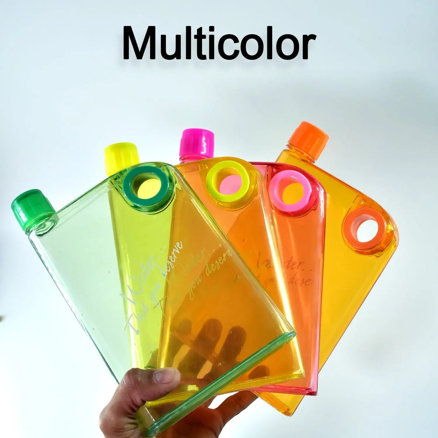 Notebook Style Slim Water Bottle – 380ml | Portable & Stylish Hydration - Chestore