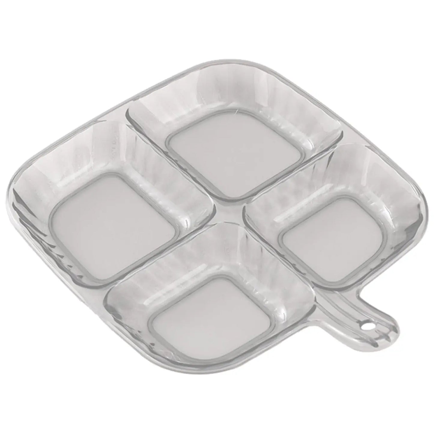Plastic 4 - Compartment Kitchen Serving Tray – Durable & Multi - Purpose - Chestore