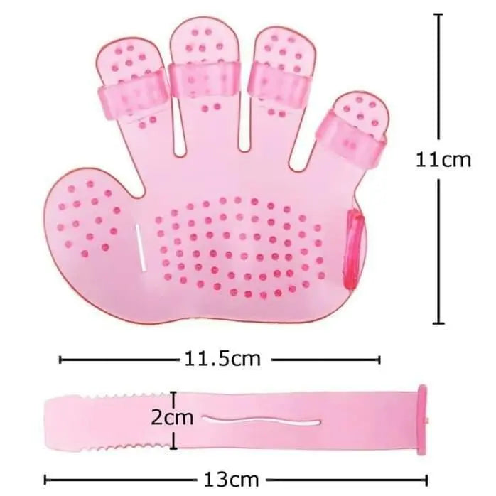 Rubber Pet Cleaning Massaging Grooming Glove Brush – Ultimate Pet Care - Chestore