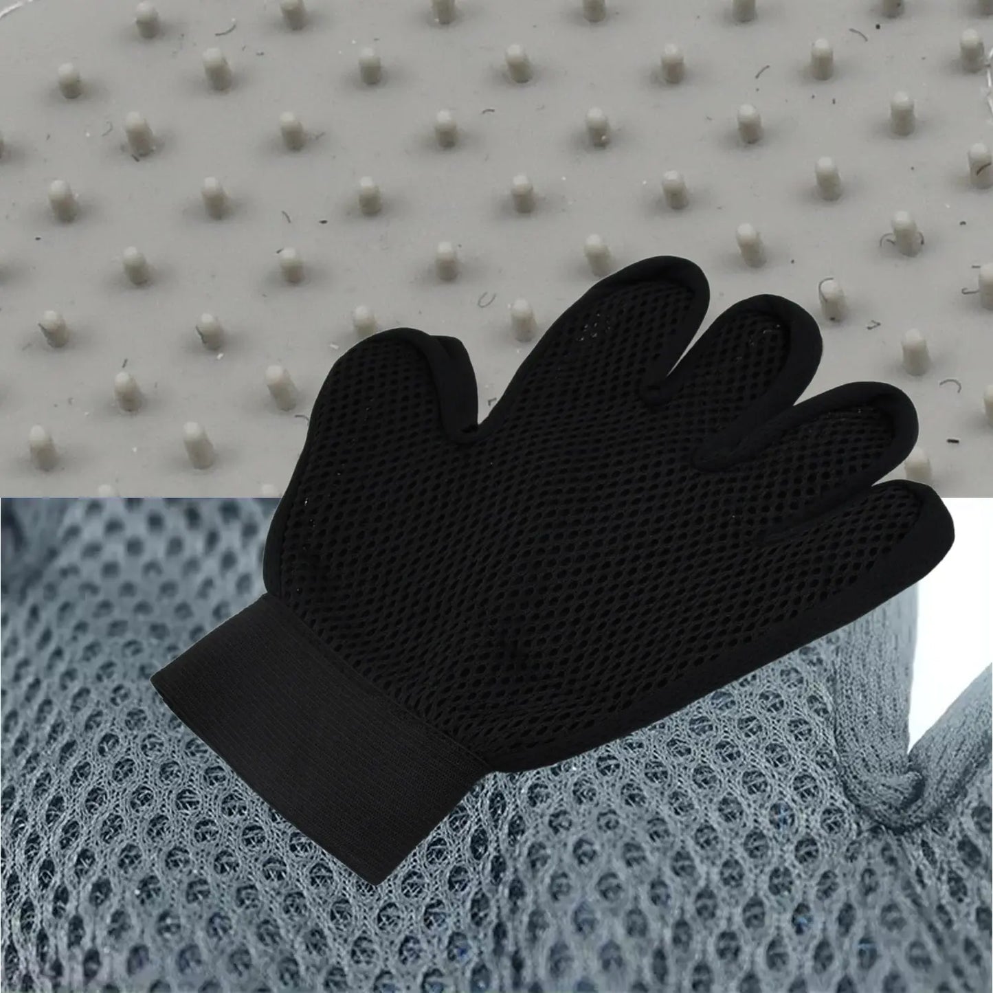 True Touch Pet Grooming Glove – Deshedding & Bathing Brush Glove for Dogs & Cats - Chestore