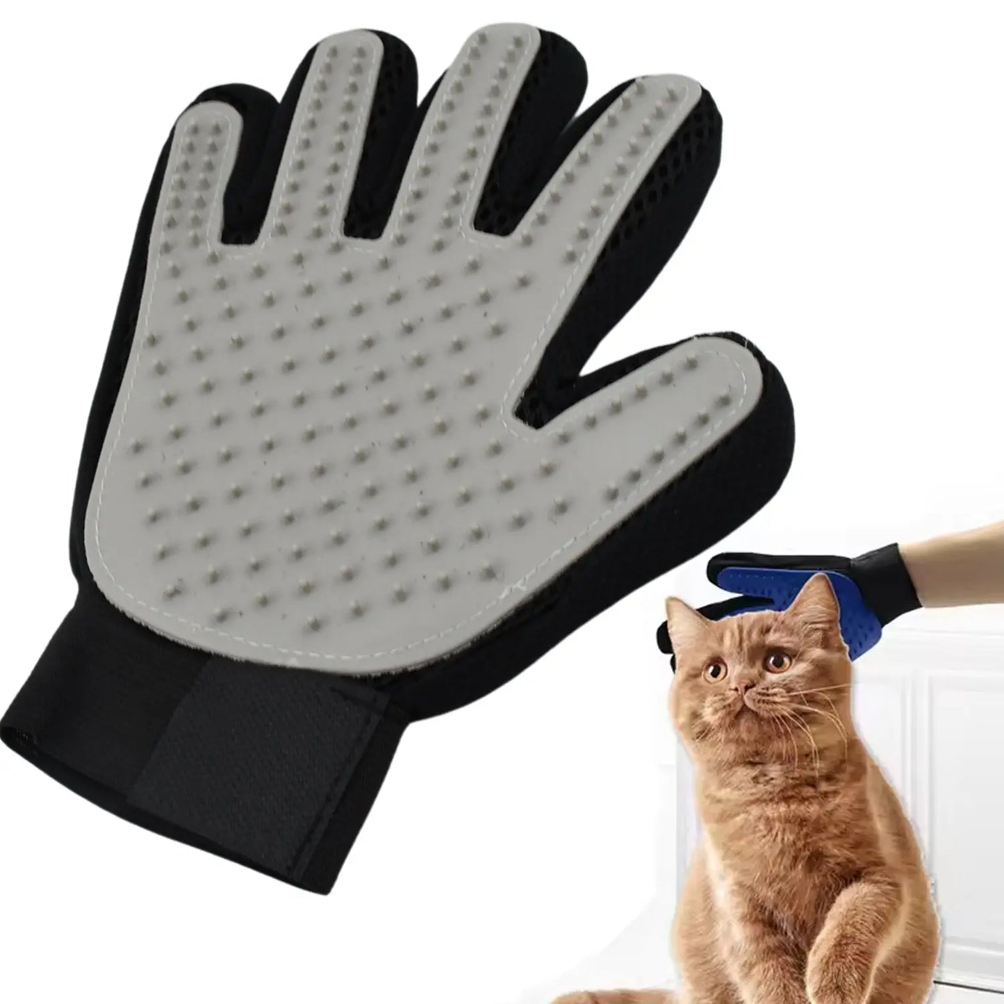 True Touch Pet Grooming Glove – Deshedding & Bathing Brush Glove for Dogs & Cats - Chestore