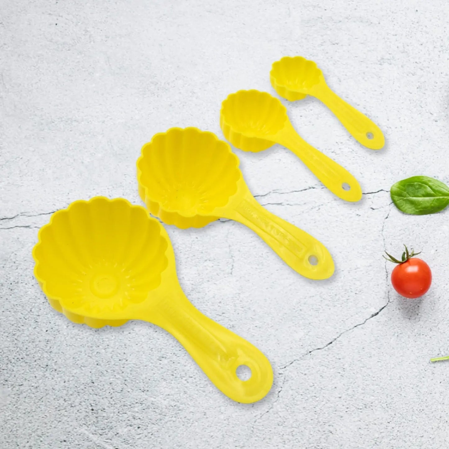 Plastic Ladoo Mould Spoon Set – 4 Pcs for Easy Ladoo Making - Chestore