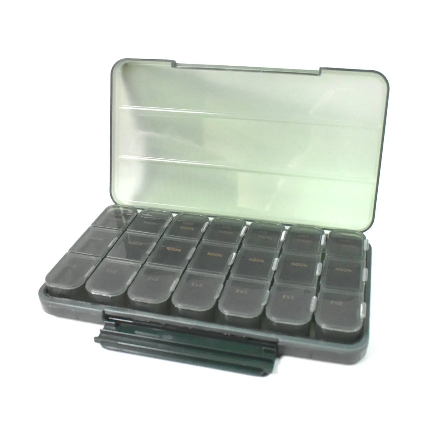 Portable Weekly Pill Box Organiser Daily Pill Keeper 21 Grid Container (1 Pc) - Chestore