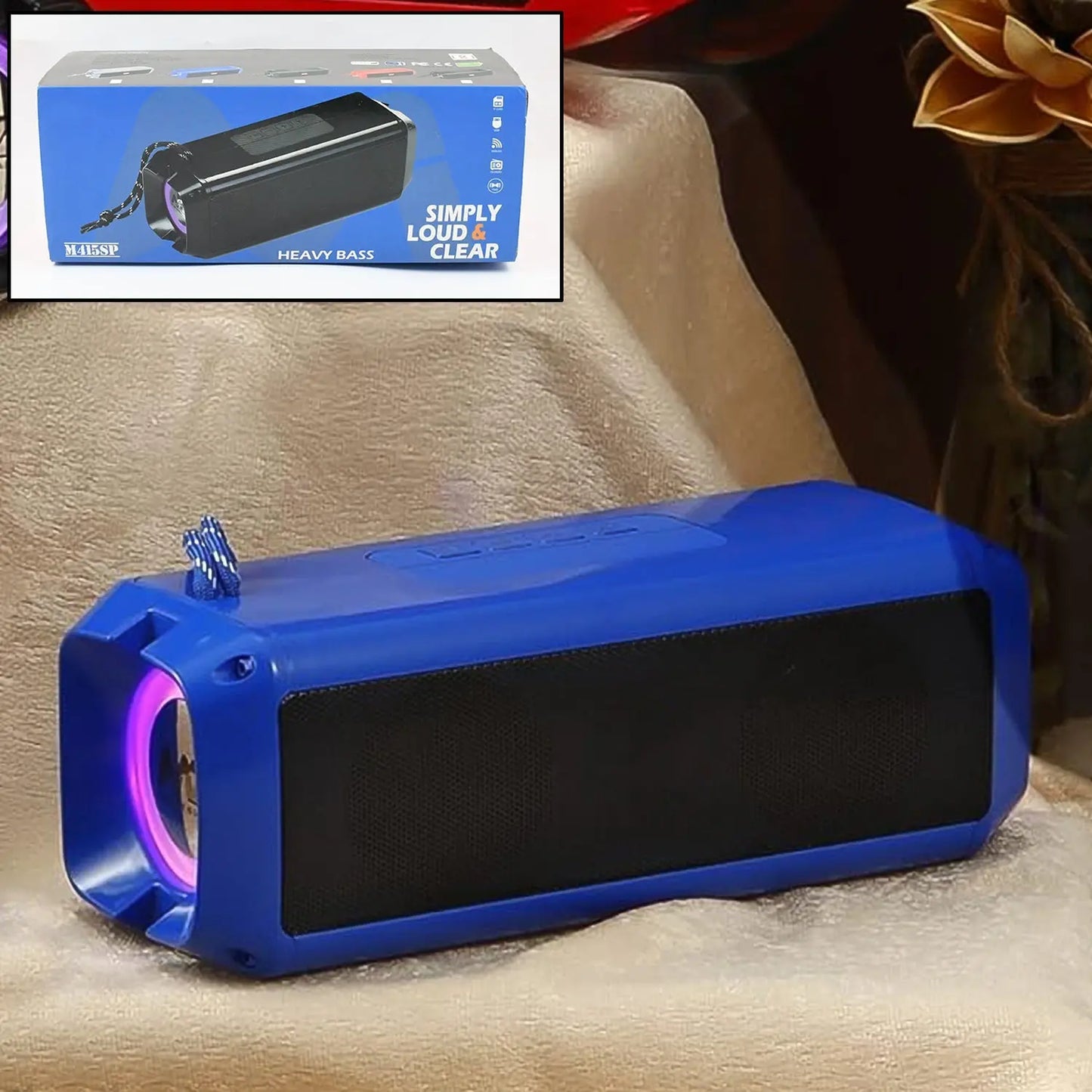 Portable Wireless Rechargeable Speaker Bluetooth Speaker (1 Pc) - Chestore