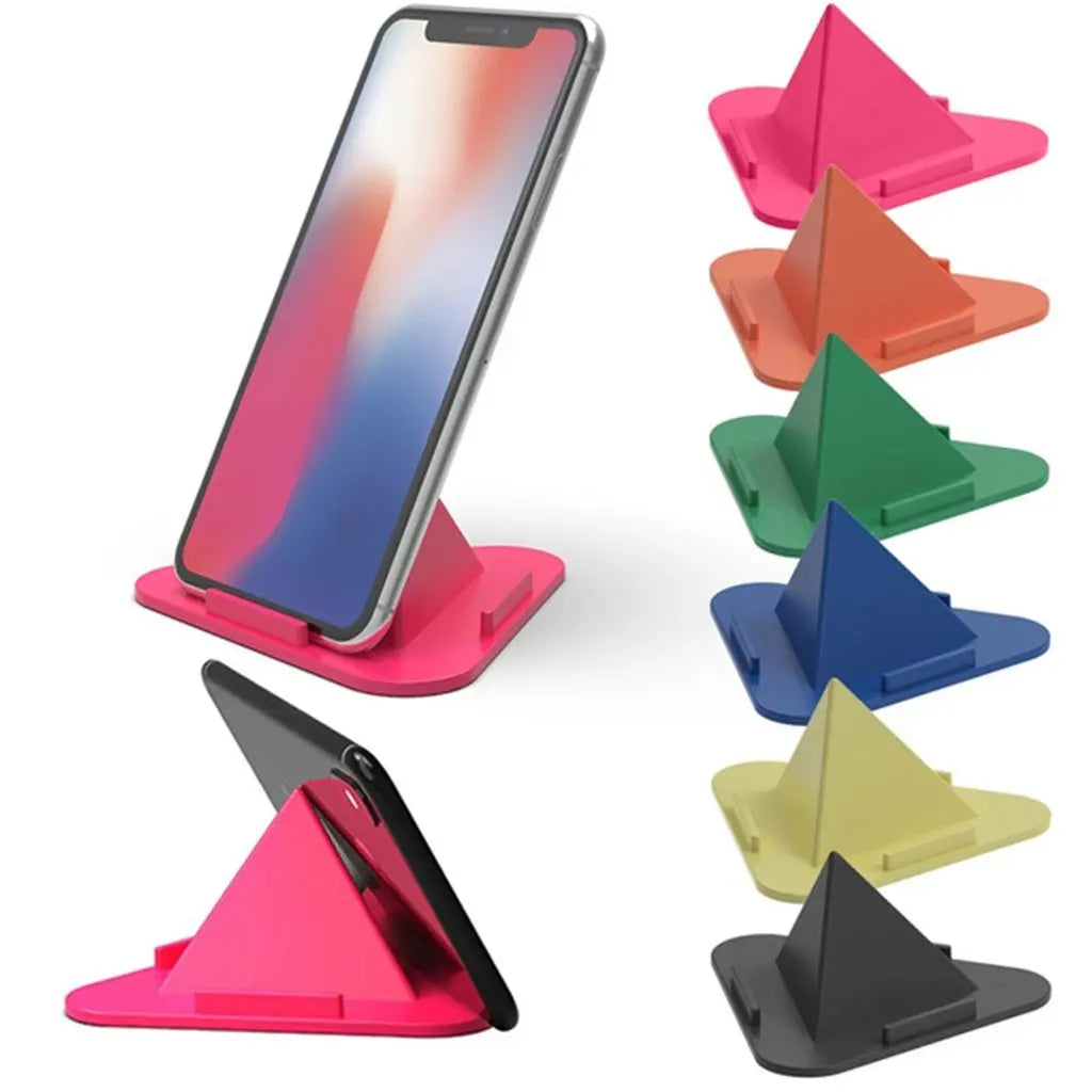 Universal Portable Pyramid Shape Mobile Holder Stand – Stylish & Stable Phone Stand 📱🔺 - Chestore