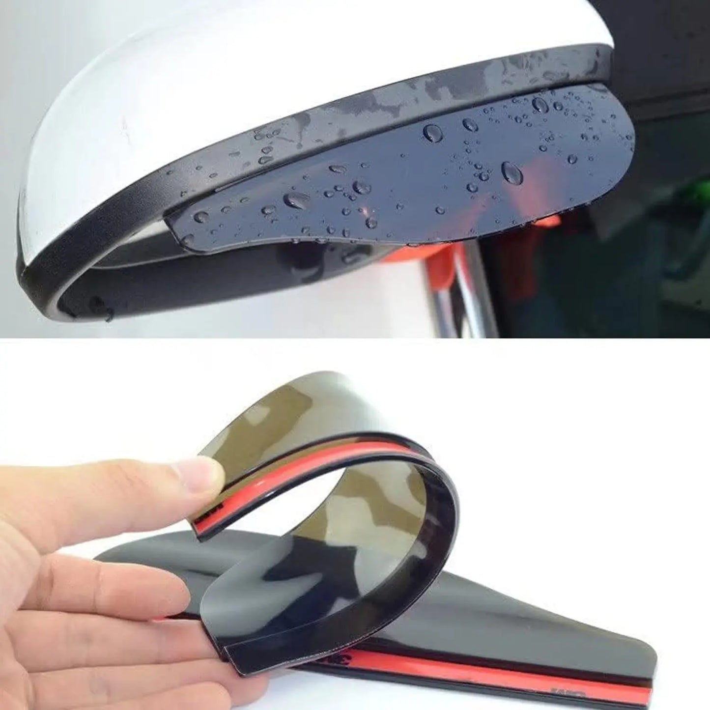 Car Rearview Mirror Rain Protector Blades – 1 Pair - Chestore